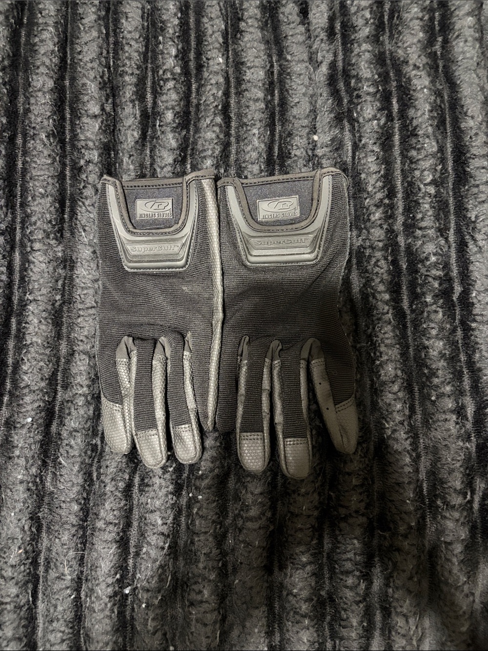 Mechanic-Style Women's Work Gloves — Black